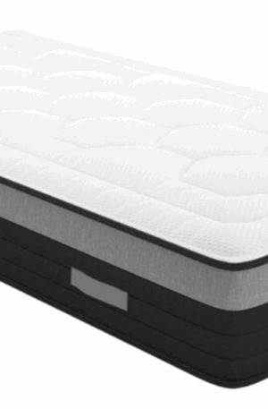 Matelas 90 x 200 cm ressorts ensachés 7 zones et mémoire de forme ép.25cm - AMARANTE de NATUREA