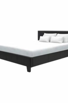 Lits avec Sommiers 160X200 en simili noir 100% neuf dans son emballage d'origine et 100% qualité.