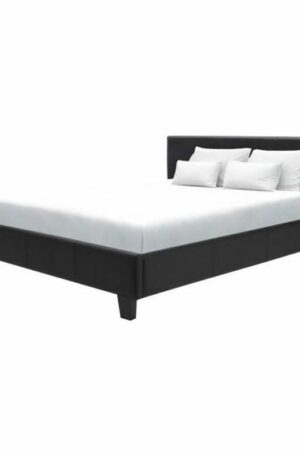 Lits avec Sommiers 160X200 en simili noir 100% neuf dans son emballage d'origine et 100% qualité.